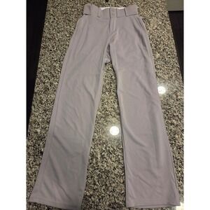 Alleson Athletic Gray Baseball Pants Mens Small‎ Straight Leg Uniform 1146